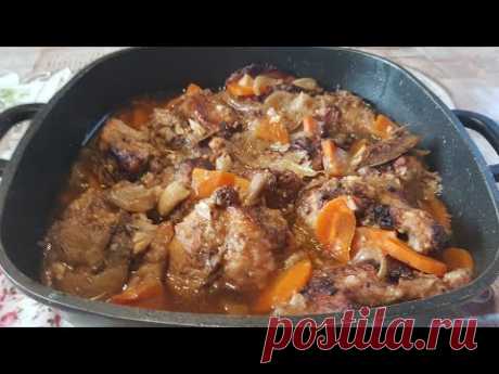 Тушеный кролик с овощами. Просто за уши не оттянешь. - YouTube