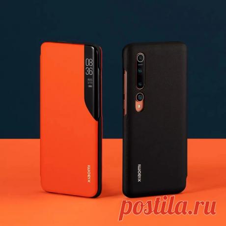 Original Xiaomi Smart Sleep Mirror Window Shockproof PU Leather Full Cover Prote - US$29.99