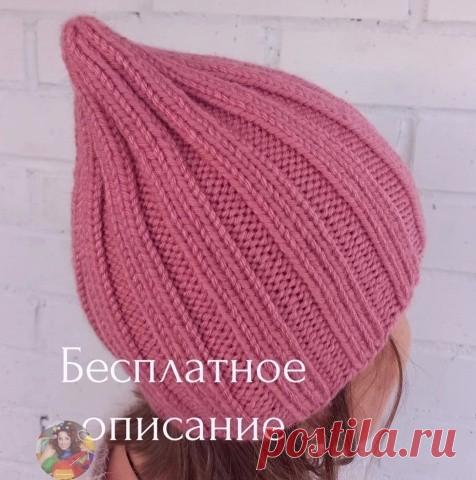Шапка-луковка спицами