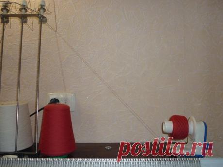 Интересная идея моталки для пряжи из миксера