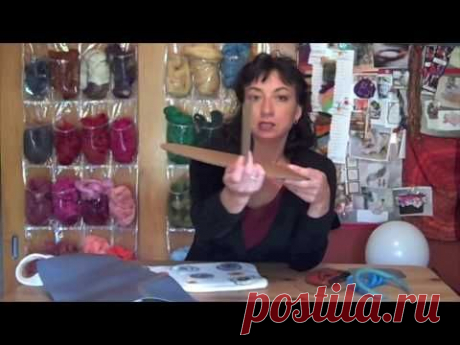 Felting with a resist - Intro - YouTube
