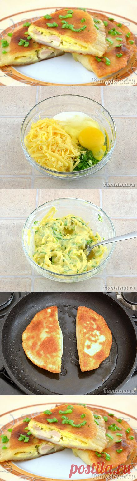 Жареные пирожки с курицей и сыром - Простые рецепты Овкусе.ру