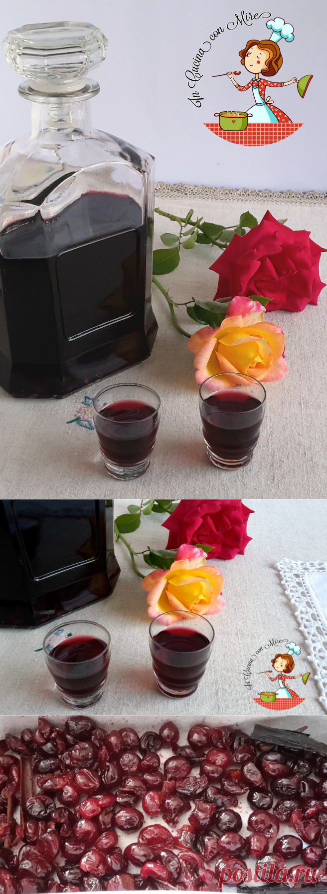 Liquore alle amarene ricetta originale | In cucina con Mire