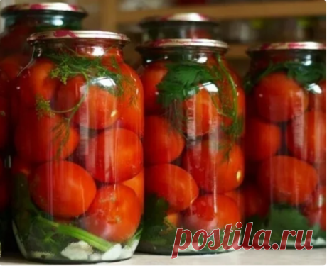 В течении 10 лет закрываю вкусные помидоры на зиму по своему рецепту. Банки не взрываются и не мутнеют. — Сад Заготовка