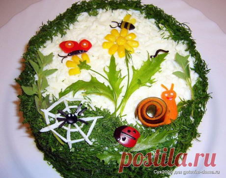 Печеночный торт &quot;КРАСКИ ЛЕТА&quot;.