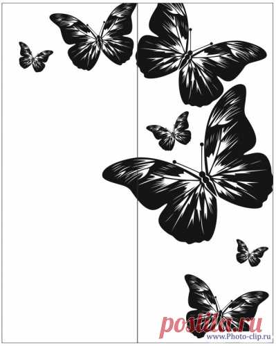 Пескоструйный рисунок бабочки