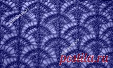 Очень красивые ажурные узоры спицами