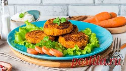 Постные морковные котлеты - 8 вкуснейших рецептов (с фото)
