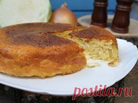 Наливной капустный пирог в мультиварке - простой и вкусный рецепт с пошаговыми фото