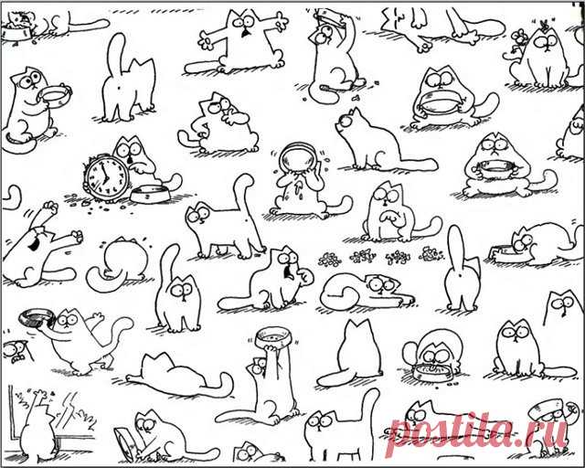 Картинки «Кот Саймона» (41 фото) ⭐ Забавник