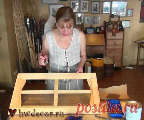 HandWorkDecor - мастерская дизайна и декора интерьера в стиле Шале и Кантри, Статьи, Как окрасить мебель своими руками одной кистью