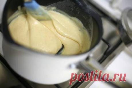 Заварной крем классический / Простые рецепты