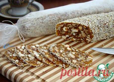 Финиковая колбаска – кулинарный рецепт
