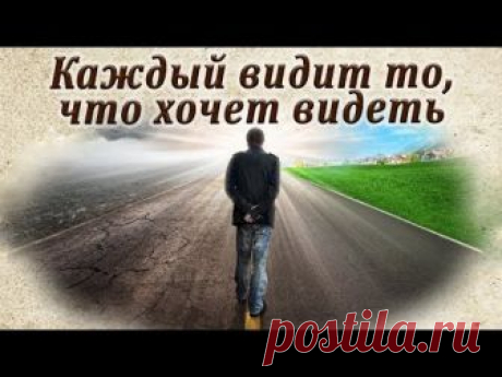 Каждый видит то, что хочет видеть! Притча