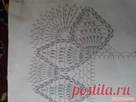 Салфетка из мотивов крючком - Вязание - Страна Мам