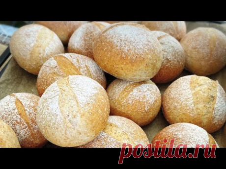 Булочки для бутербродов 🥪#хлебназакваске #yaponamama #булочки