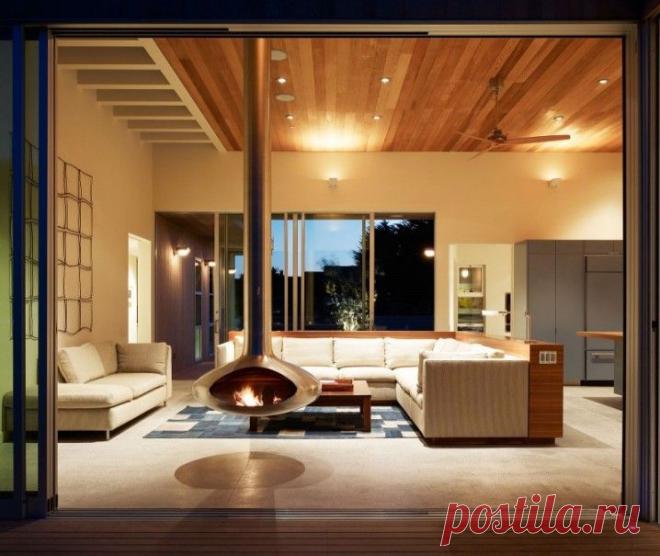 Современные камины в современных интерьерах — Роскошь и уют