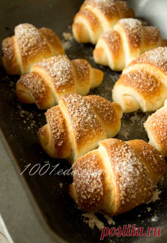 Рогалики с яблоками по-домашнему.