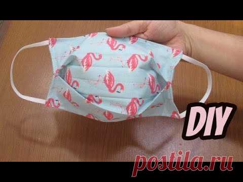 MÁSCARA DE TECIDO COM FILTRO - Mask of fabric with filter - DIY - TUTORIAL