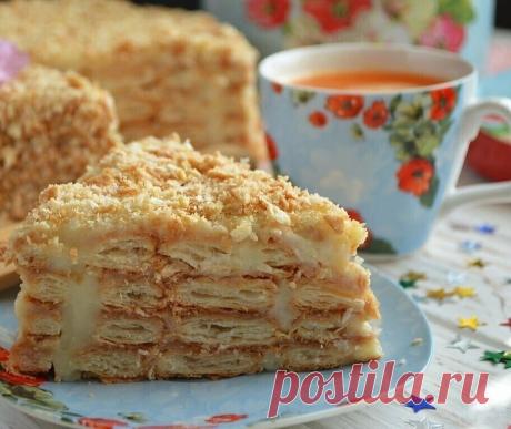 Прекраснейший ленивый торт наполеон за 25 минут