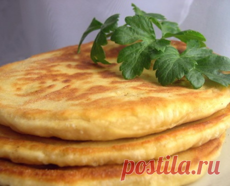 Пышные лепешки на кефире "От бабушки" | Четыре вкуса