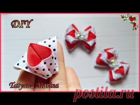 НОВЫЙ лепесток...НОВЫЙ бантик🎀Бантики из репсовой ленты 2.5 см.