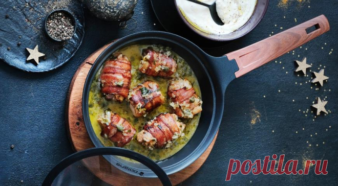 Ароматная закуска! Куриные рулетики в лимонном соусе | Вкусные рецепты