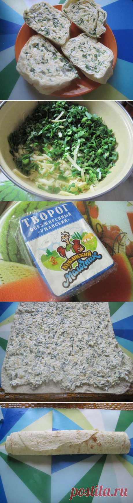 Лаваш с начинкой (или &quot;зачистка&quot; холодильника) | Четыре вкуса