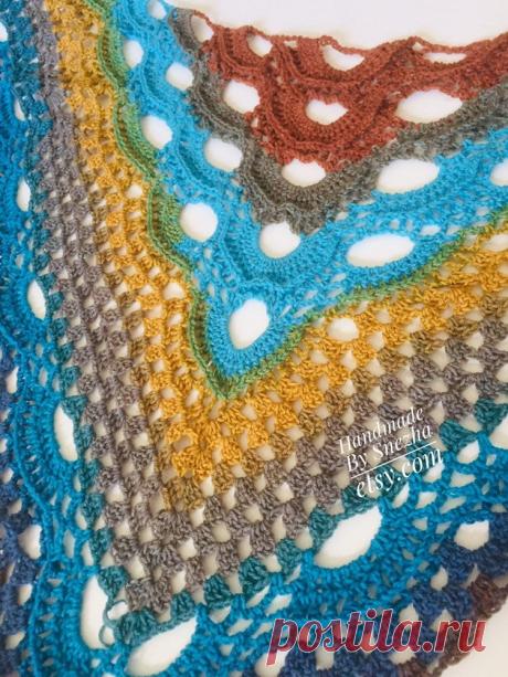 Crochet Shawl Poncho Mujeres Plus Tamaño Festival Orgullo | Etsy