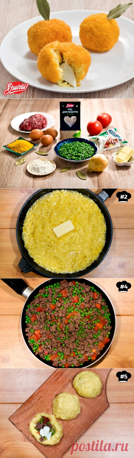 Вкуснейшие рисовые шарики АРАНЧИНИ.