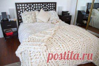 вяжем из толстой пряжи