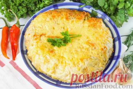 Рецепт: Пирог из лаваша с фаршем на RussianFood.com