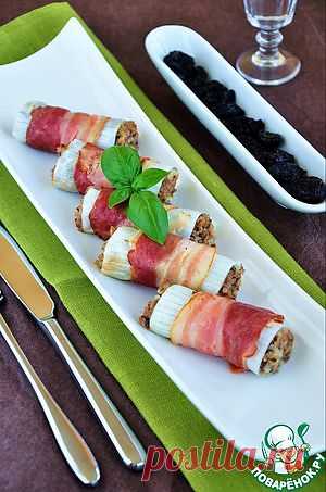 Фаршированный лук-порей (Porri ripieni) - кулинарный рецепт