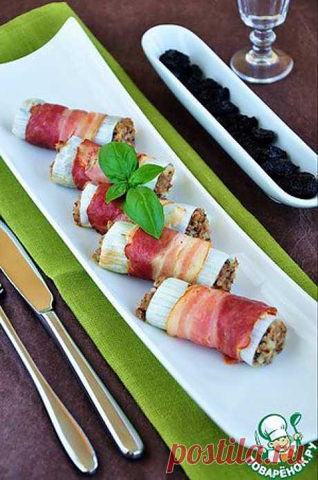 Фаршированный лук-порей (Porri ripieni) - кулинарный рецепт