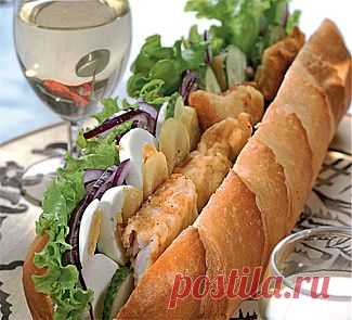 Французский багет, закуска. Пошаговый рецепт с фото на Gastronom.ru