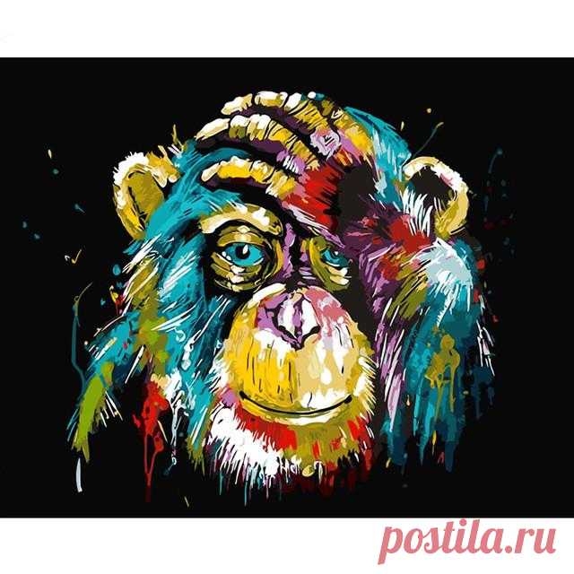 2019 BAISITE Framed Picture DIY Oil Painting By Numbers Painting&Calligraphy Of Lovely Animals Modern Picture Home Decor E862 40x50cm From Partter, $36.87 | DHgate.Com
