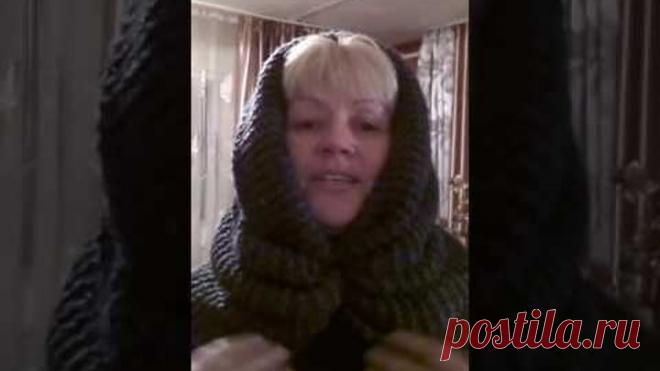 Как удобно и правильно надеть шарф-хомут