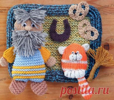 ПАННО &quot;ИЗОБИЛИЕ&quot;, ВЯЗАНОЕ СПИЦАМИ И КРЮЧКОМ