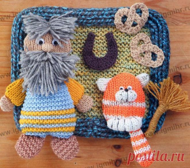 ПАННО "ИЗОБИЛИЕ", ВЯЗАНОЕ СПИЦАМИ И КРЮЧКОМ