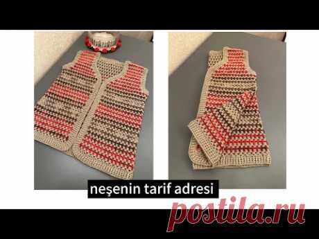 YENİ MODEL🍁 BAŞTAN SONA AYRINTILI TIĞİŞİ YELEK MODELİ