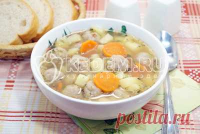 Суп с тефтелями