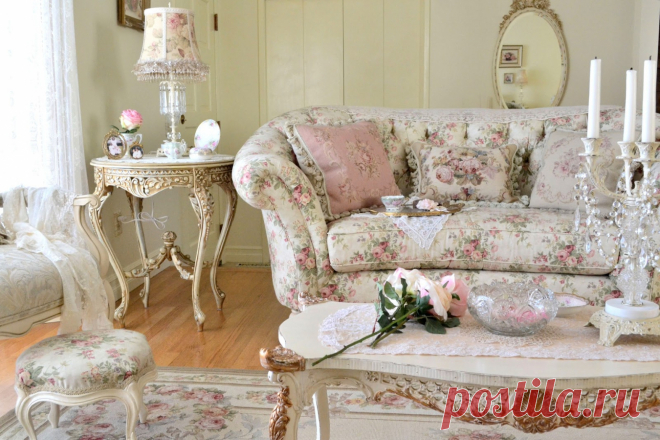Романтичный интерьер в стиле shabby chic - HousesDesign