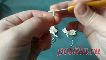 Ирландское кружево - Листики с зубчатым краем