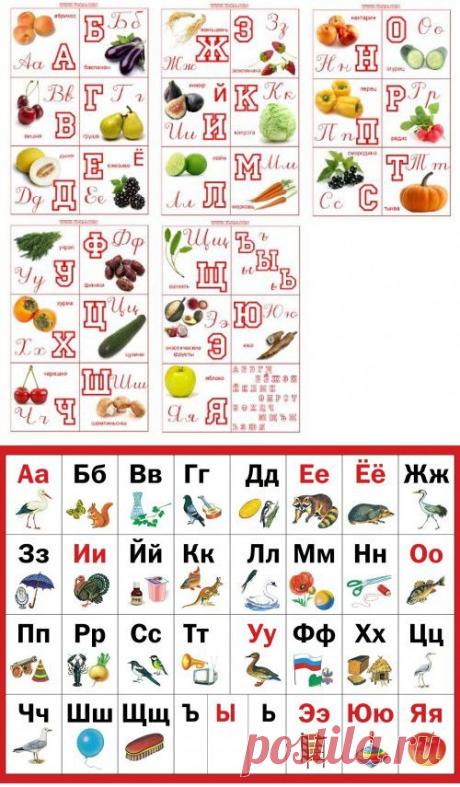 Алфавит русского языка для детей | Детское развитие