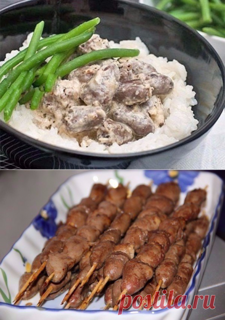 Вкусные рецепты куриных сердечек