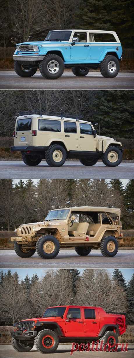 Новый Jeep примерит дизайн от Cherokee семидесятых годов - автоновости - Авто Mail.Ru