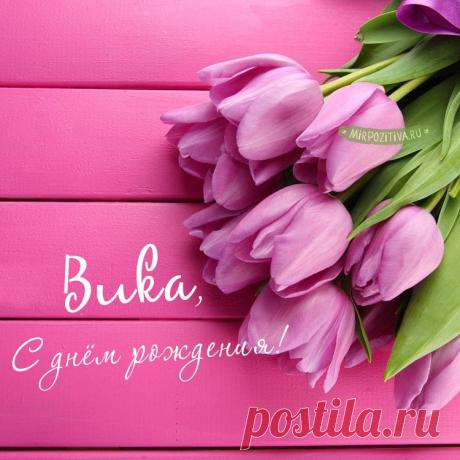 Картинки «Вика, с днем рождения» (26 фото) ⭐ Забавник