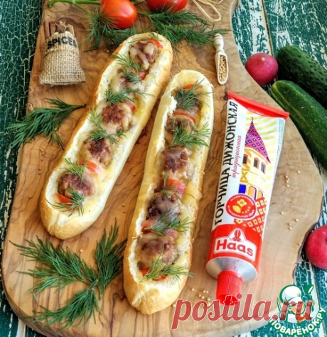 Мясные шарики в багете – кулинарный рецепт