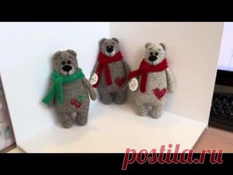 Вязаный_мишка_крючком_Мастер_класс #игрушкакрючком #пряжа #toys #вязанаяигрушка #интерьернаяигрушка