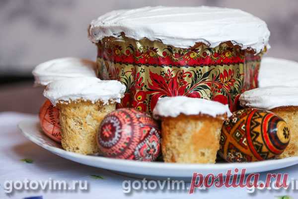 Медовый кулич с изюмом и пряностями. Рецепт с фото Кулич получается мягким, воздушным, с насыщенным ароматом специй. Фото кулича в разрезе показывала на a href=http:forum.gotovim.rupost282932.shtml#p282932форумеa. Думаю, это будет не последний кулич, в который я добавила мед.
